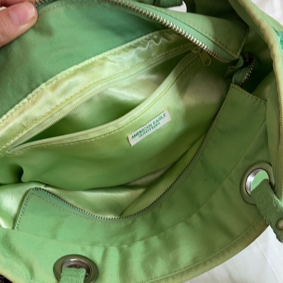 VTG Green American Eagle Purse - Picture 4 of 7